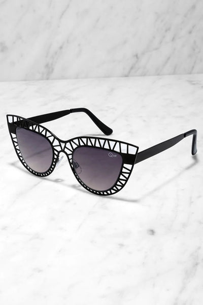 Quay Sunglasses Steel Cat
