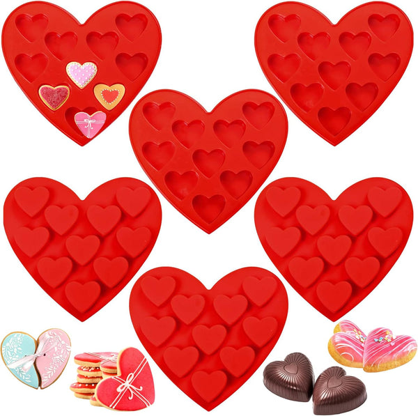 Molde para Chocolate e Hielo en forma de corazón