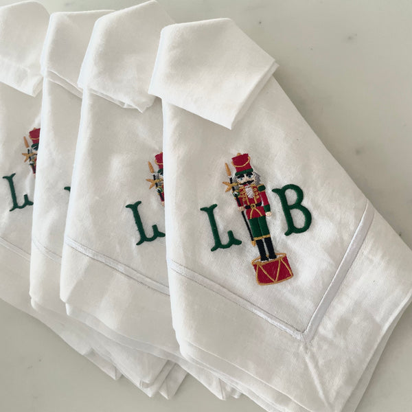 Servilletas de Lino Cascanueces set de 4