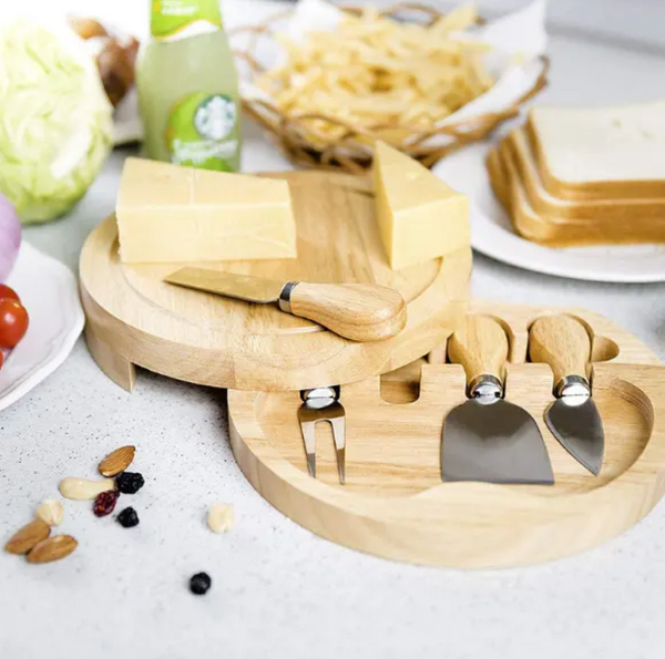 Tabla de quesos redonda