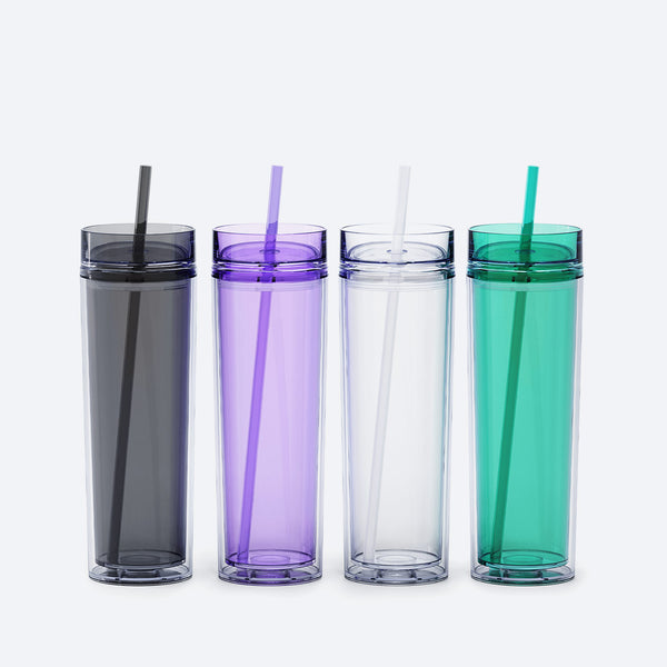 Skinny Acrylic Tumbler Double Wall