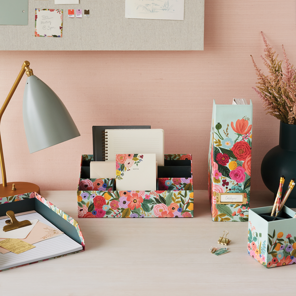 Garden Party Desk Organizer