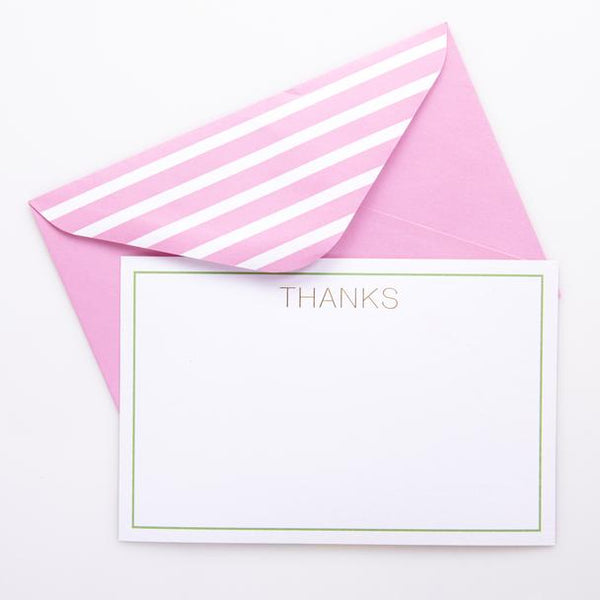 Lemon Flat Notes Thank you Card