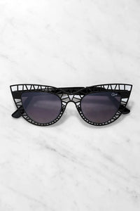 Quay Sunglasses Steel Cat