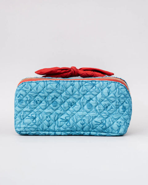 Make up bag, flowers and bows