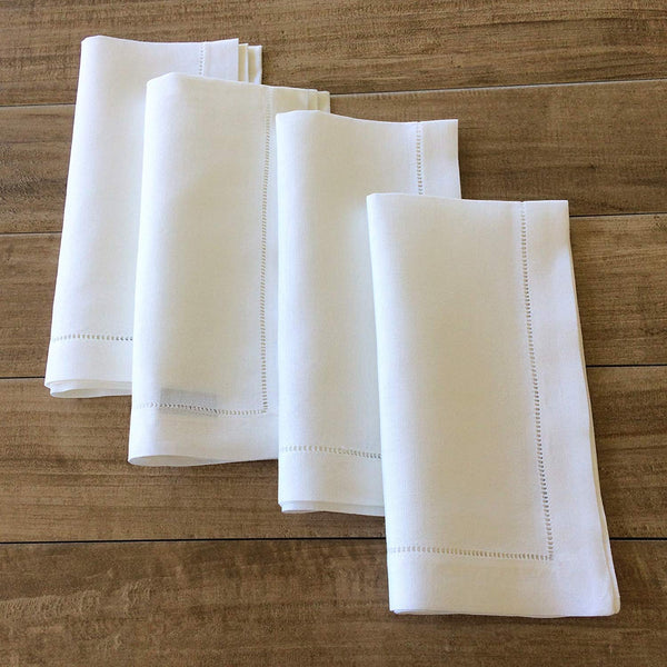 Servilletas de Lino Bordadas Set de 4