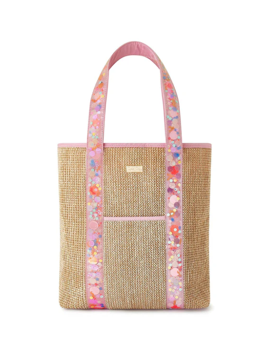 Bring On The Fun bolso tote tejido de confeti