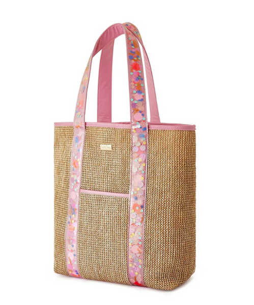 Bring On The Fun bolso tote tejido de confeti