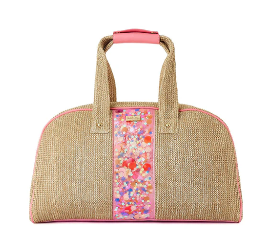 Bring On The Fun Woven Weekender bag