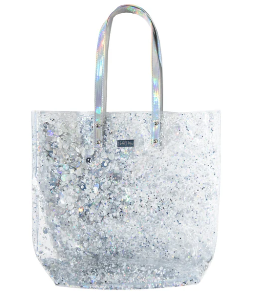 More Metallic Confetti Bucket Bag