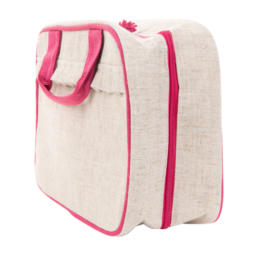 Linen Cosmetic Bag