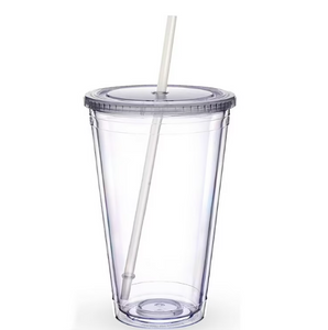 Acrylic Tumbler 12 Onzas Clear