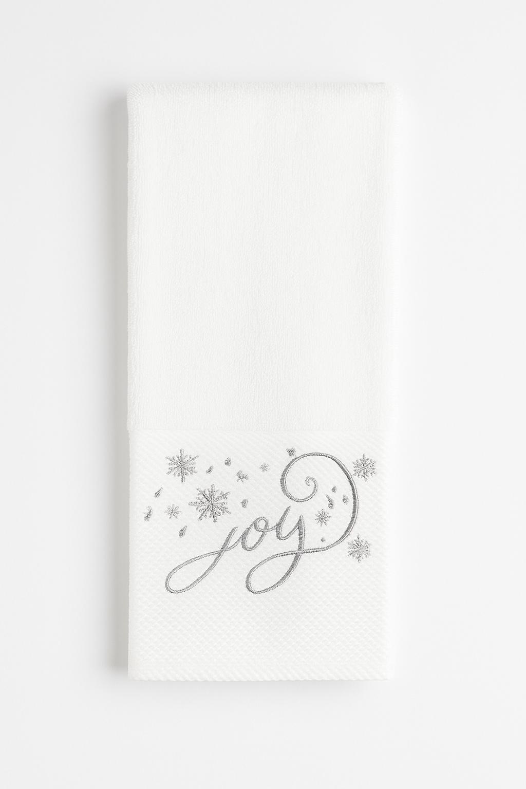 Toalla de manos Navidad Joy