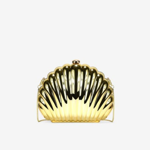Seashell Gold Clutch