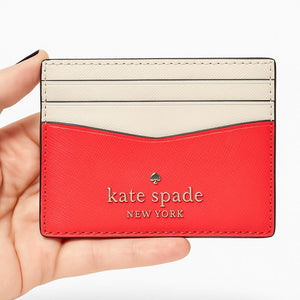 KSNY Card Holder Rojo con Blanco