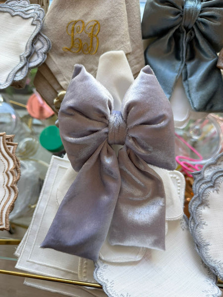 Bow napkin ring set de 4