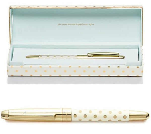 Ballpoint Pen Gold Dots KSNY