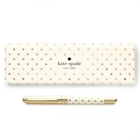 Ballpoint Pen Gold Dots KSNY