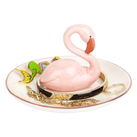 Flamingo trinket tray