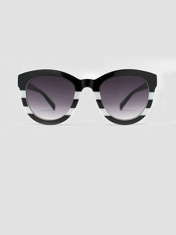 Quay Australia Black and White Sunglasses