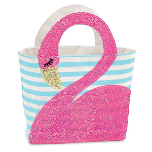 Flamingo Sequin Tote