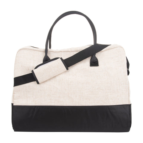 Linen Weekender Bag