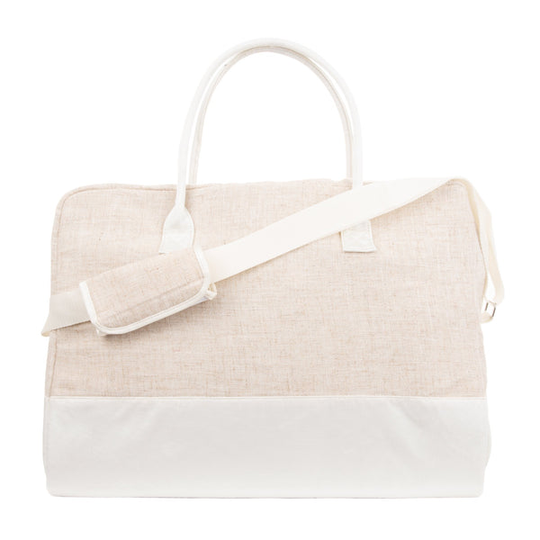 Linen Weekender Bag