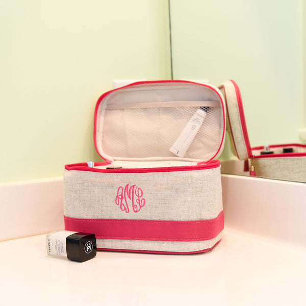 Linen Train Case