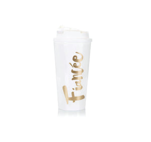 Fiancee White Travel Mug