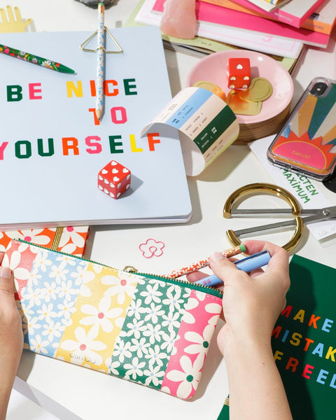 Pencil Pouch Daisies