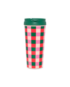 Hot Stuff Travel Mug Buffalo Plaid