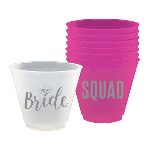 Wine Party Cup Set - Squad and Bride