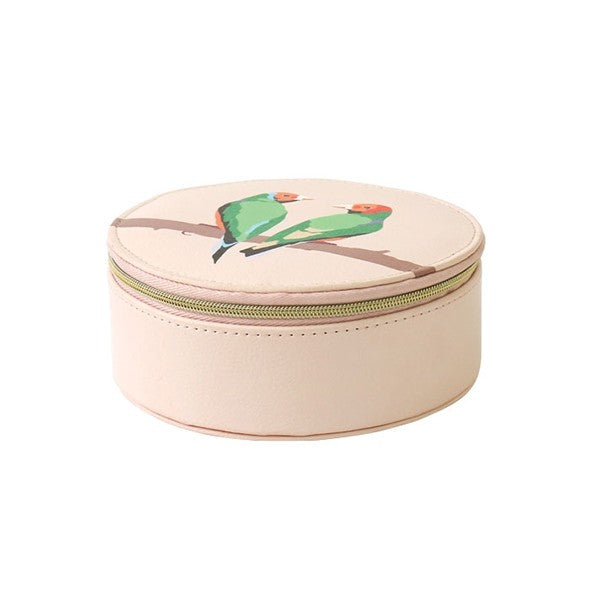 Travel Jewelry Case Birds