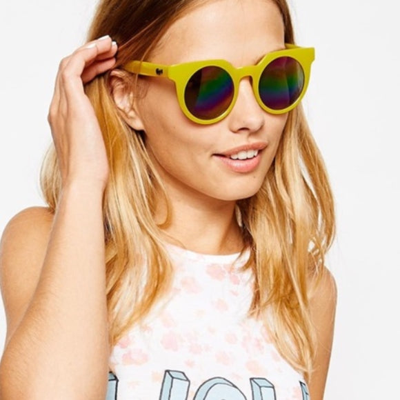 Quay Australia Frankie Yellow Sunglasses