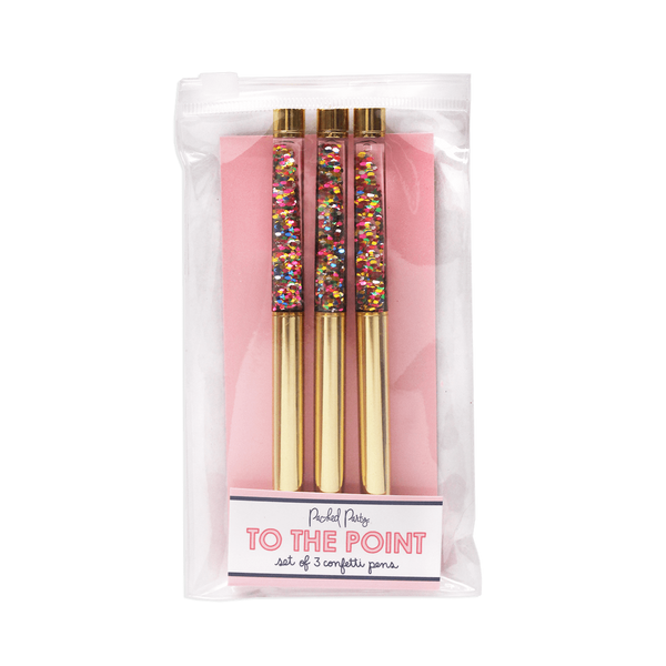 Confetti Pen Set