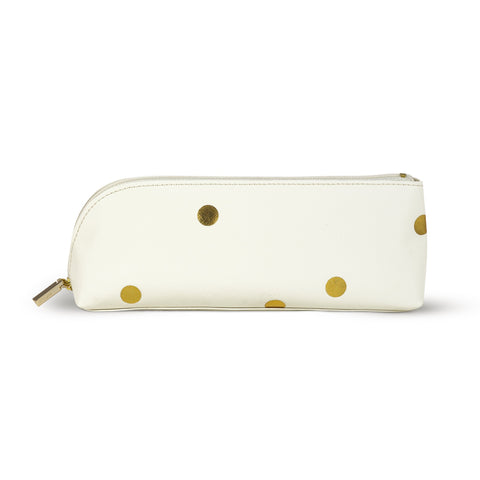 KSNY Gold Dots Pencil Pouch Set