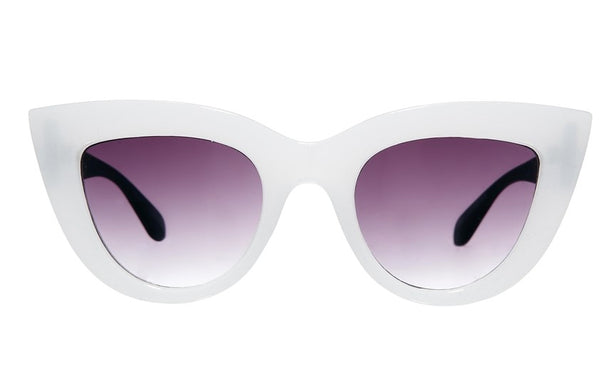 Quay Australia White Kitti Sunglasses