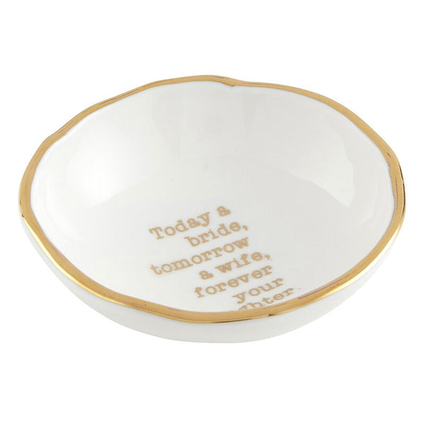 Forever your daughter ring dish