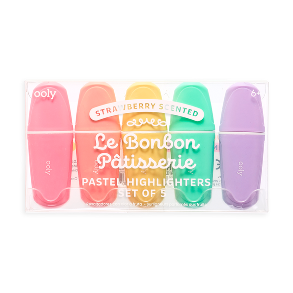 Le bonbon pâtisserie Highlighters con olor a Fresa - Set de 5