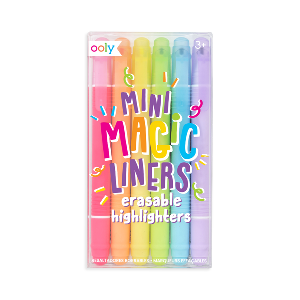 Mini magic liners erasable Highlighters - Set de 6