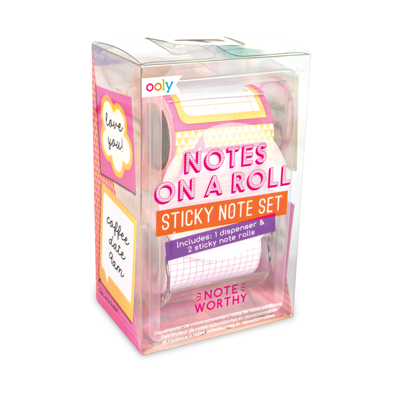 Sticky Notes on a Roll